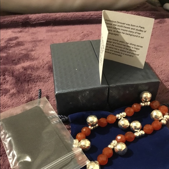 NWT Dimonique Dinouart Designs Sterling Silver & Natural Gemstone Bracelet. - Picture 3 of 6